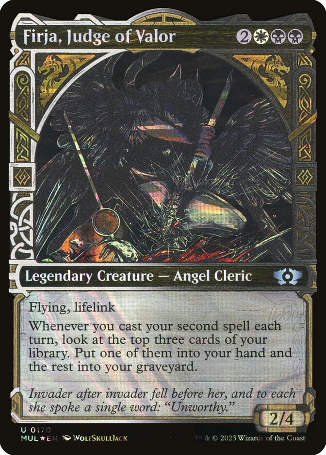 Firja, Juíza do Valor / Firja, Judge of Valor - Magic: The Gathering - MoxLand