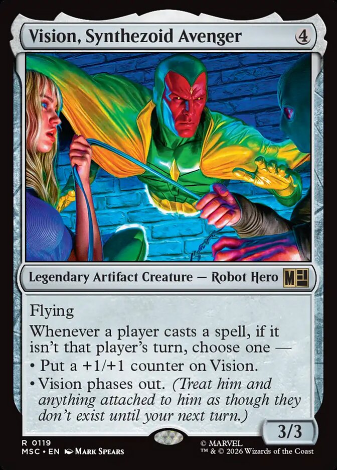 Vision, Synthezoid Avenger - Magic: The Gathering - MoxLand
