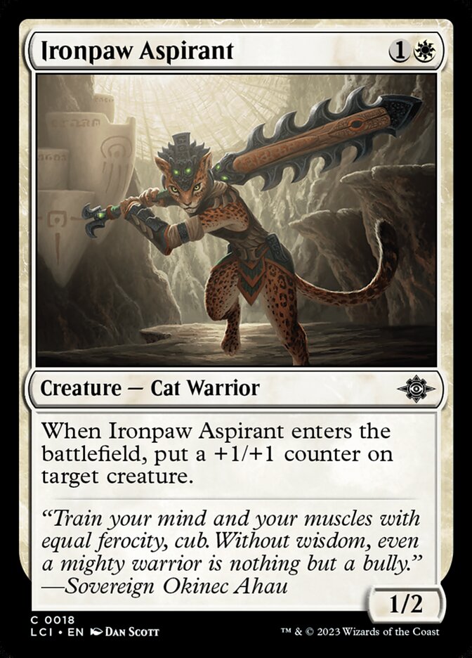 Aspirante Pataférrea / Ironpaw Aspirant - Magic: The Gathering - MoxLand