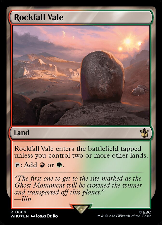 Vale das Pedras Cadentes / Rockfall Vale - Magic: The Gathering - MoxLand