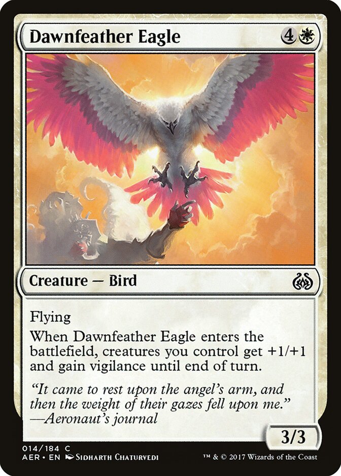 Águia-pena-d'aurora / Dawnfeather Eagle - Magic: The Gathering - MoxLand
