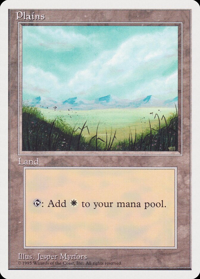 Planície / Plains - Magic: The Gathering - MoxLand