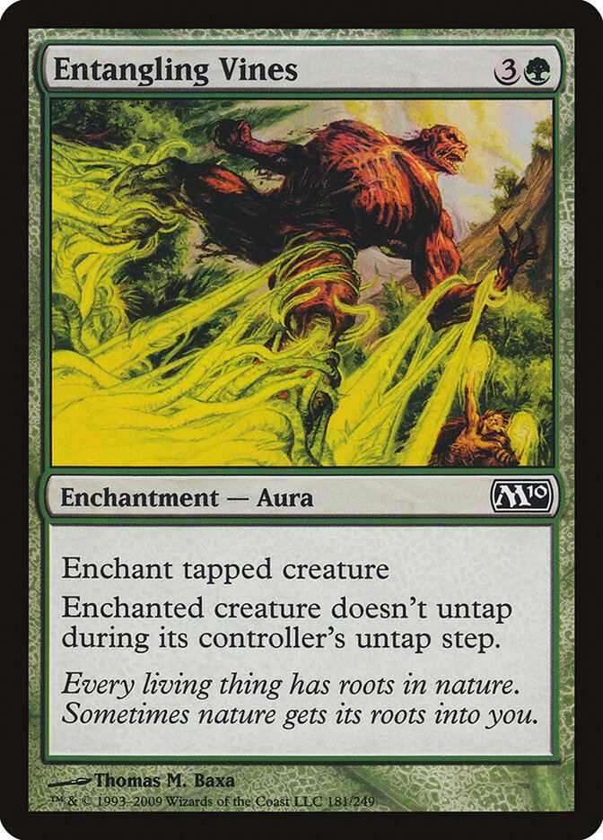 Vinhas Involutas / Entangling Vines - Magic: The Gathering - MoxLand