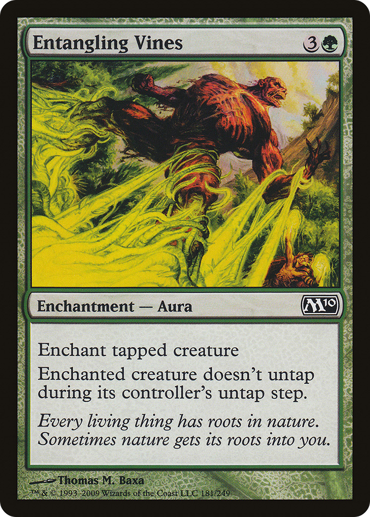 Vinhas Involutas / Entangling Vines - Magic: The Gathering - MoxLand