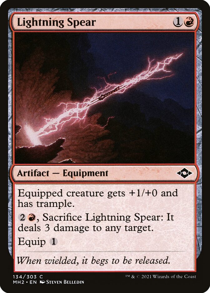 Lança Relampejante / Lightning Spear - Magic: The Gathering - MoxLand