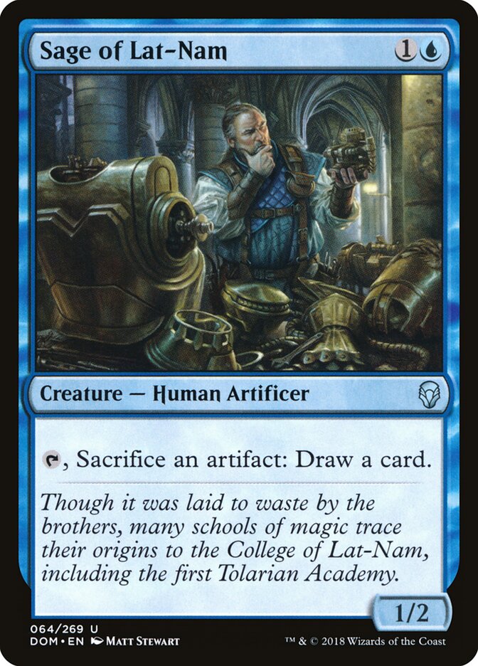 Sábio de Lat-Nam / Sage of Lat-Nam - Magic: The Gathering - MoxLand