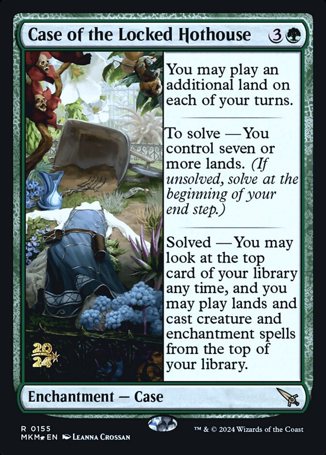 Caso da Estufa Trancada / Case of the Locked Hothouse - Magic: The Gathering - MoxLand