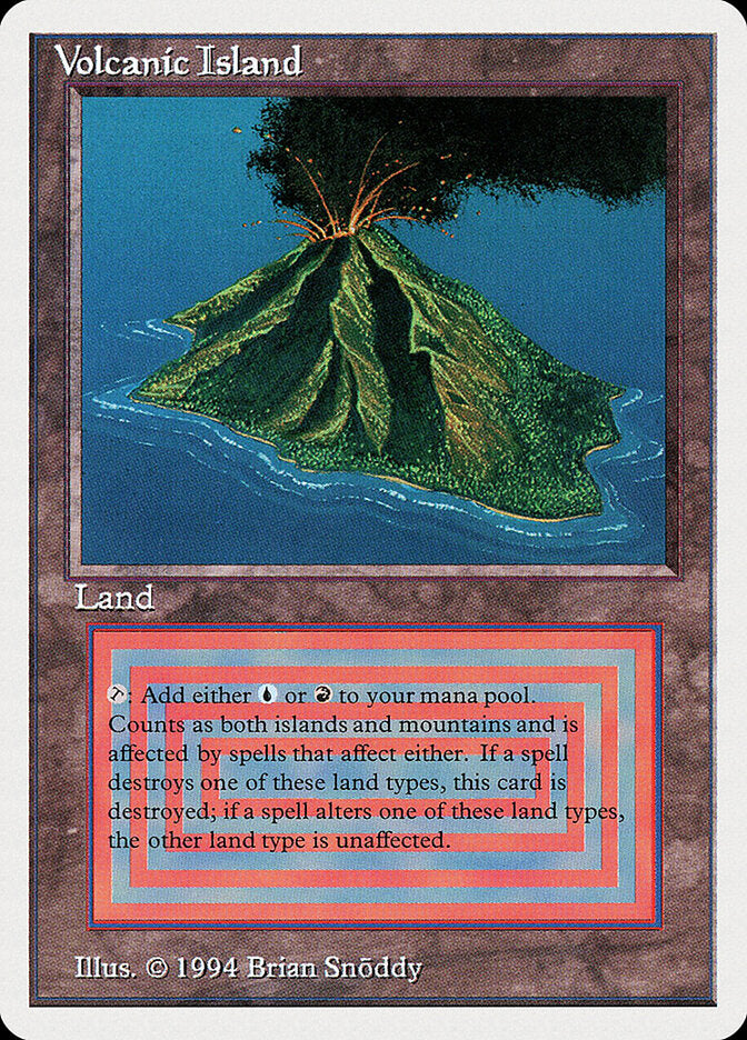 Volcanic Island - Magic: The Gathering - MoxLand