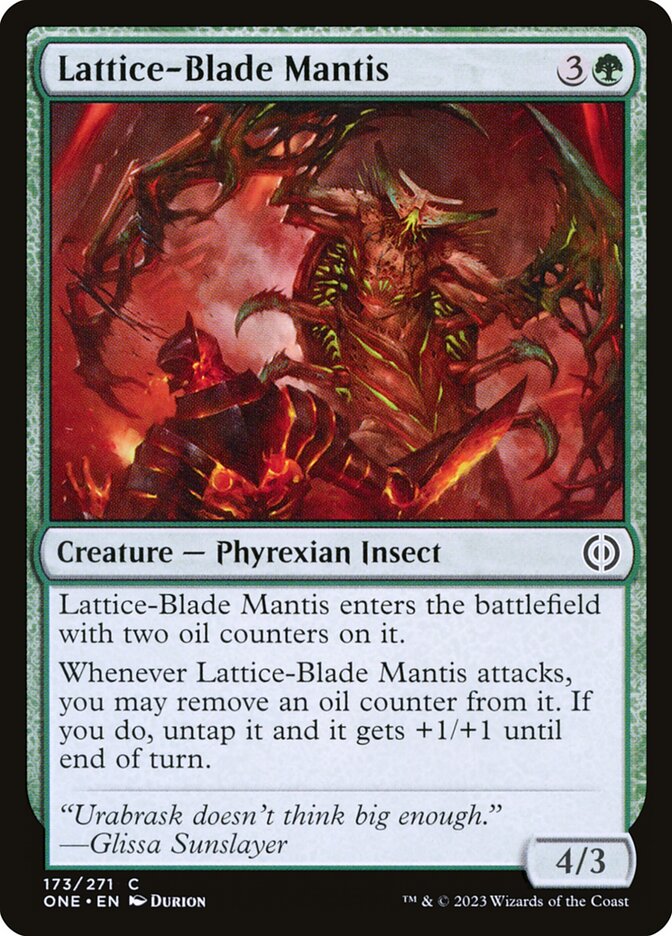 Mantídeo da Lâmina Reticular / Lattice-Blade Mantis - Magic: The Gathering - MoxLand