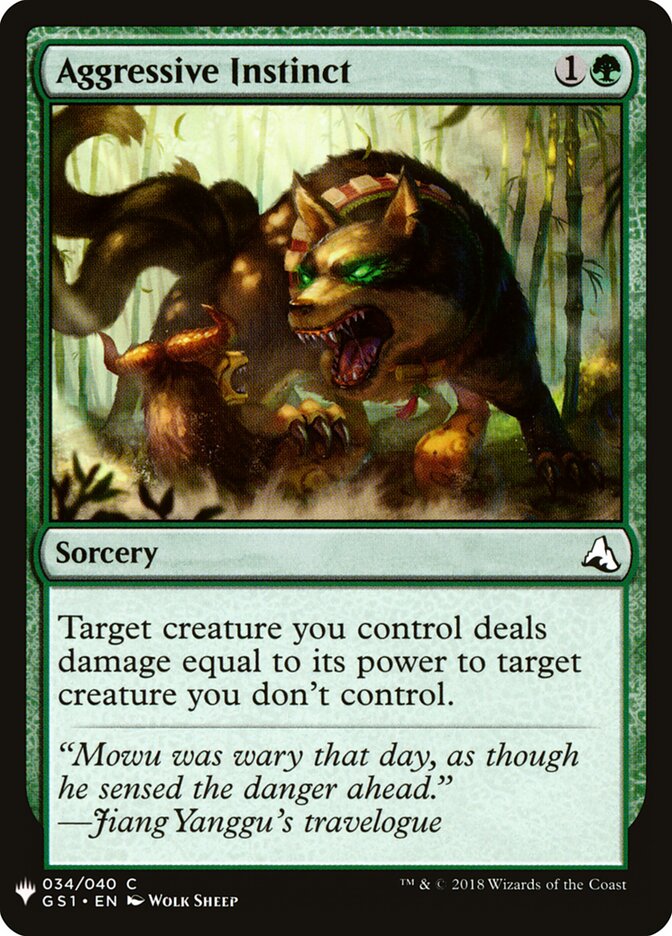 Aggressive Instinct - Magic: The Gathering - MoxLand