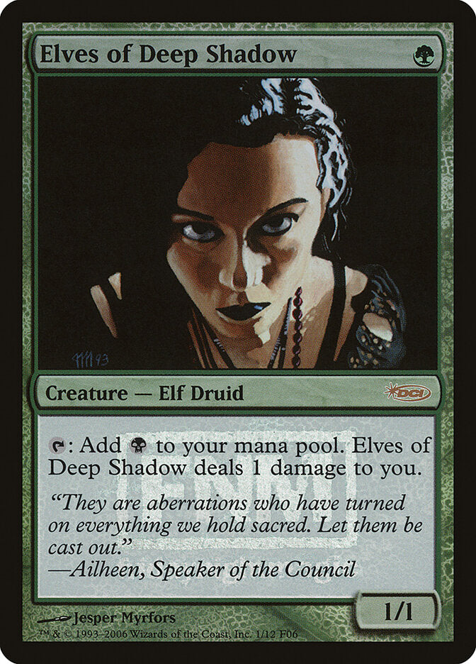 Elfos das Sombras Profundas / Elves of Deep Shadow - Magic: The Gathering - MoxLand