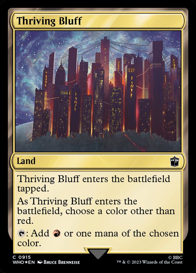Penhasco Vicejante / Thriving Bluff - Magic: The Gathering - MoxLand