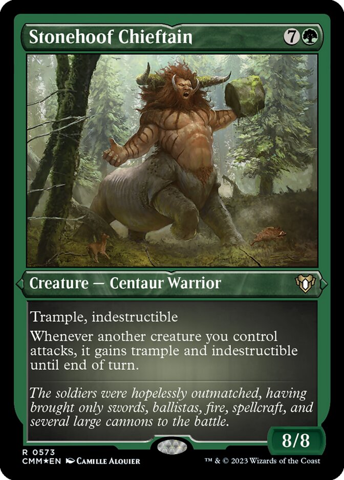 Chefe Casco-de-pedra / Stonehoof Chieftain - Magic: The Gathering - MoxLand