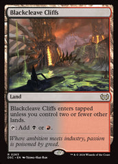 Penhascos de Fenda Negra / Blackcleave Cliffs - Magic: The Gathering - MoxLand