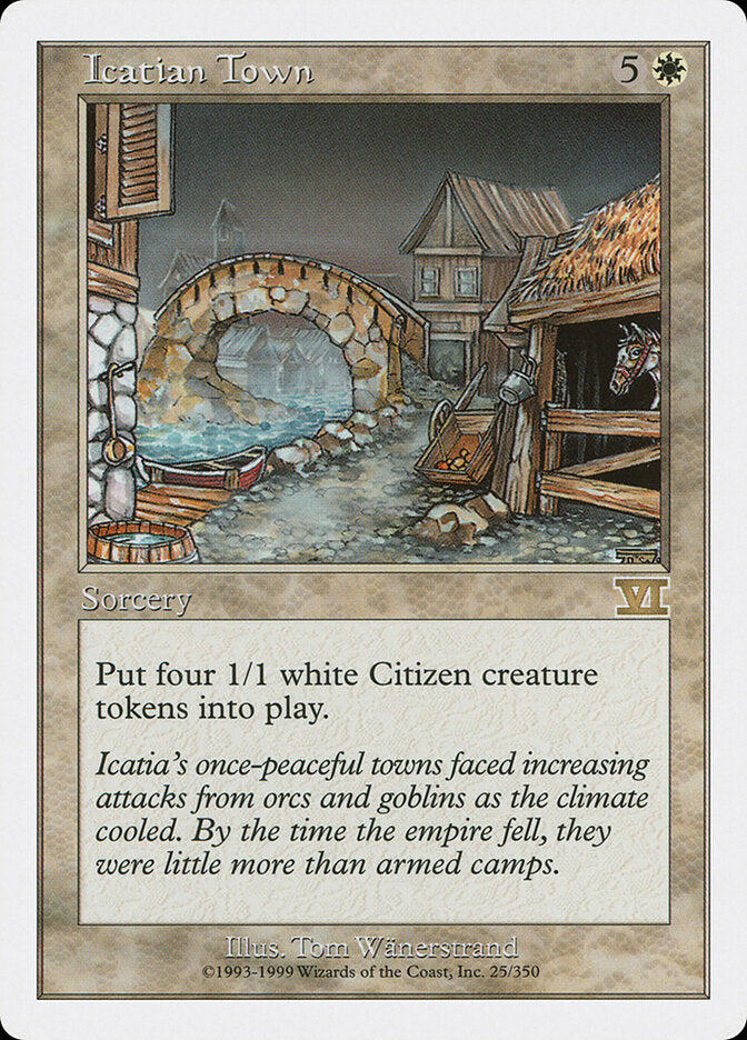Cidade Icatiana / Icatian Town - Magic: The Gathering - MoxLand