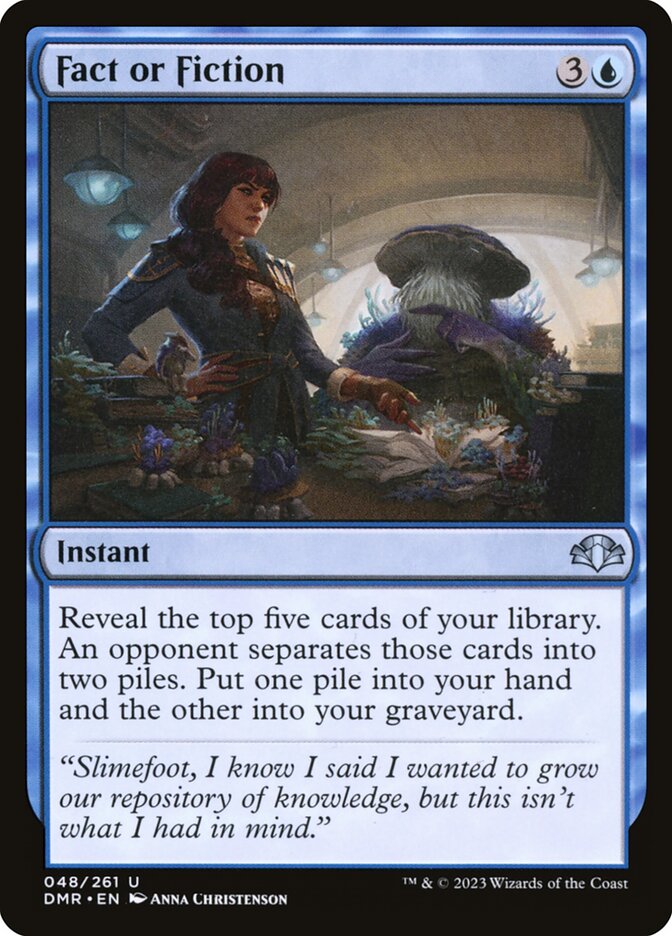 Fato ou Ficção / Fact or Fiction - Magic: The Gathering - MoxLand