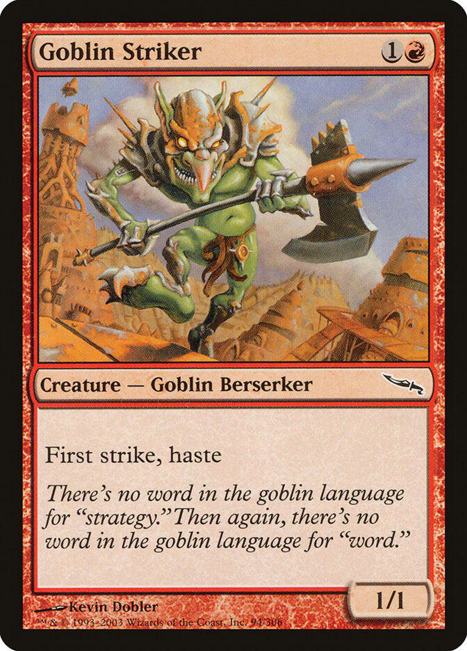 Golpeador Goblin / Goblin Striker - Magic: The Gathering - MoxLand