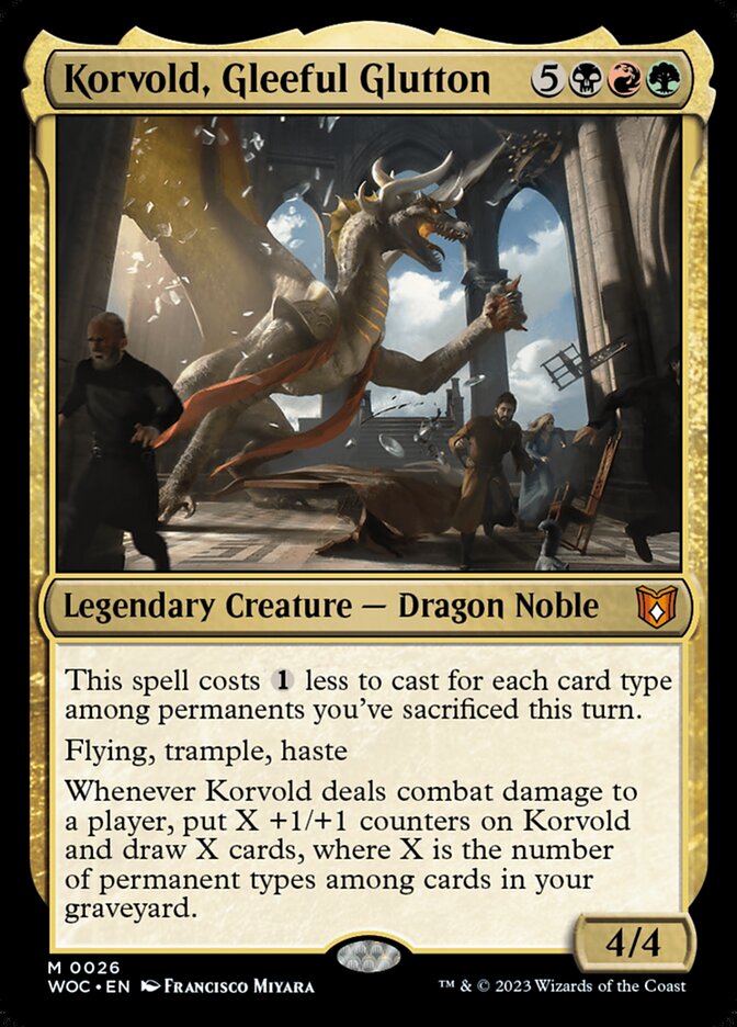 Korvold, Glutão Alegre / Korvold, Gleeful Glutton - Magic: The Gathering - MoxLand