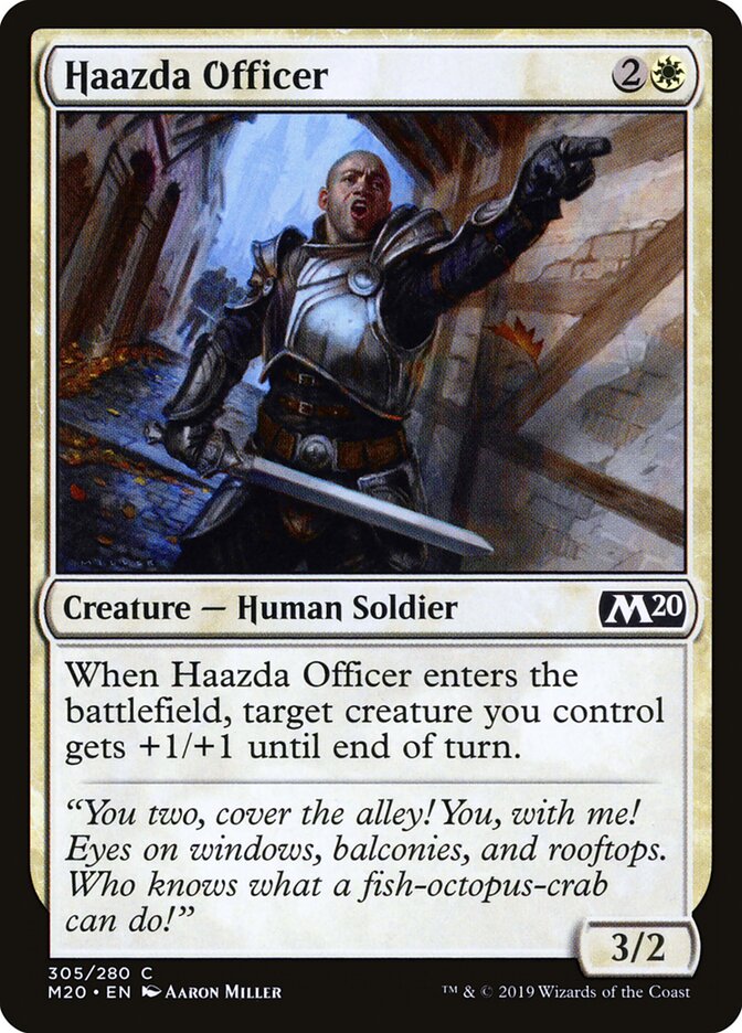 Oficial de Haazda / Haazda Officer - Magic: The Gathering - MoxLand
