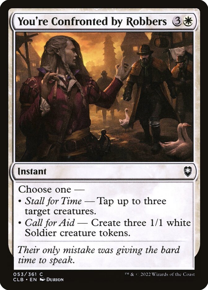 Assaltantes Abordam Você / You're Confronted by Robbers - Magic: The Gathering - MoxLand