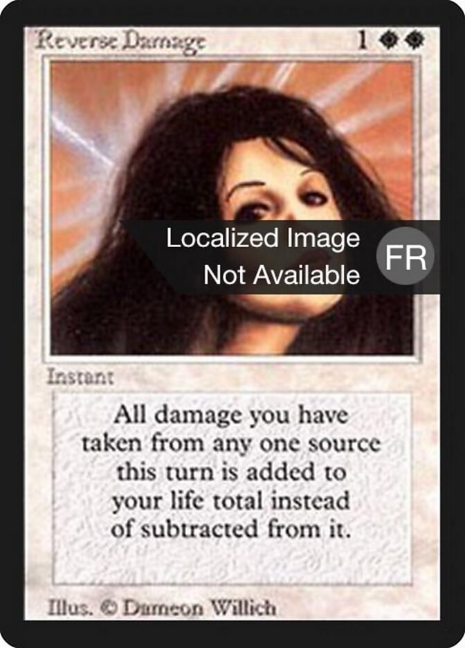 Reverter Dano / Reverse Damage - Magic: The Gathering - MoxLand
