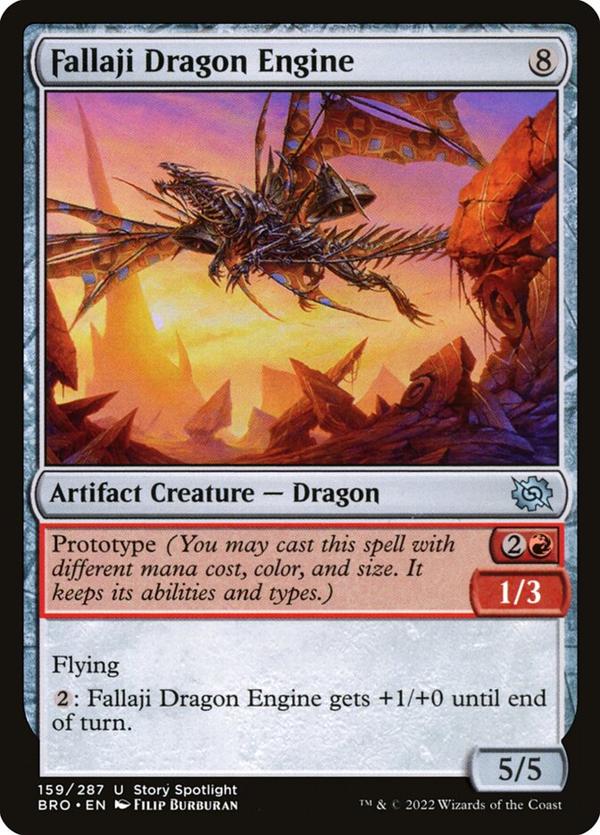 Dragão Mecânico Fallaji / Fallaji Dragon Engine - Magic: The Gathering - MoxLand