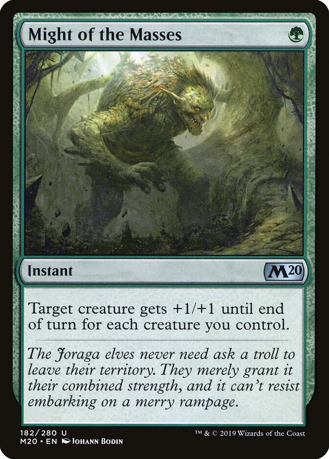Força das Massas / Might of the Masses - Magic: The Gathering - MoxLand