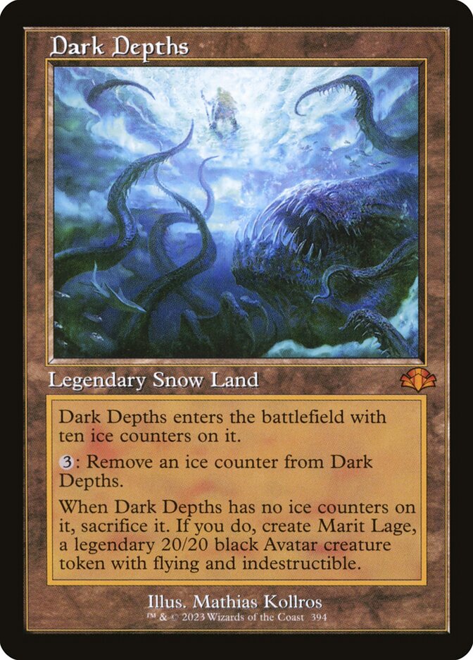 Abismo Sombrio / Dark Depths - Magic: The Gathering - MoxLand