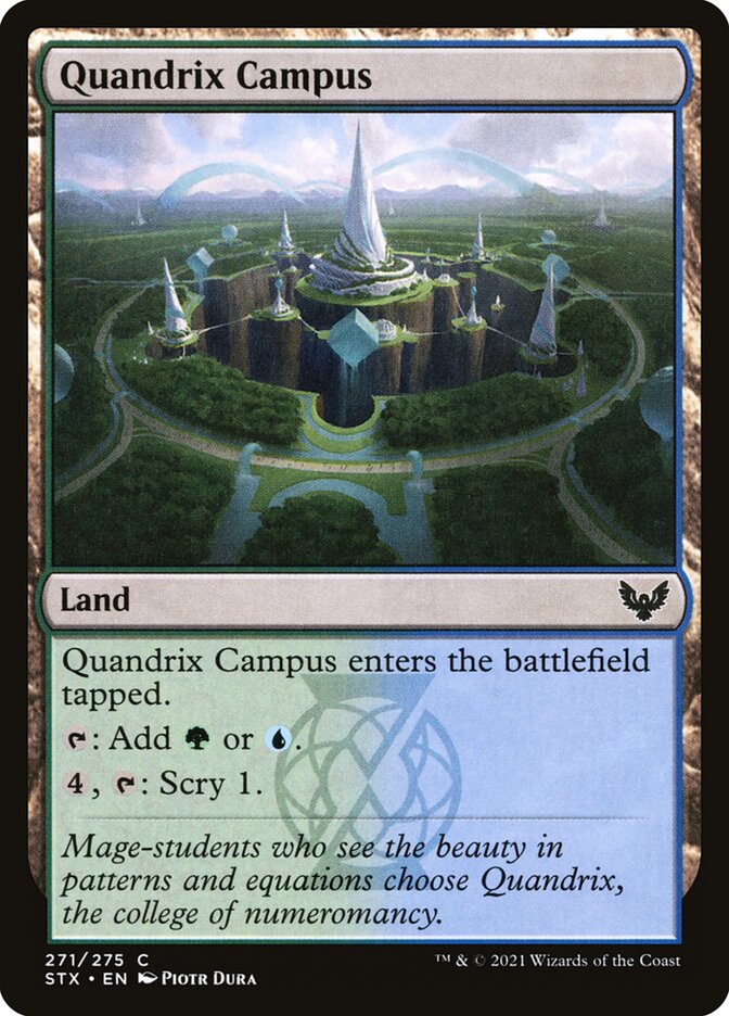Campus de Quandrix / Quandrix Campus - Magic: The Gathering - MoxLand