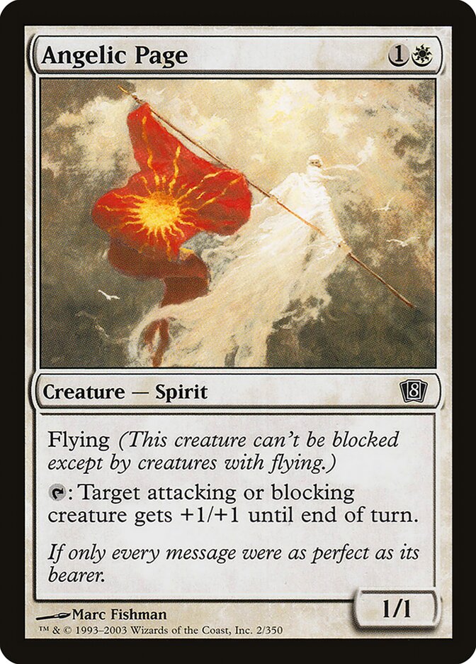 Pajem Angelical / Angelic Page - Magic: The Gathering - MoxLand