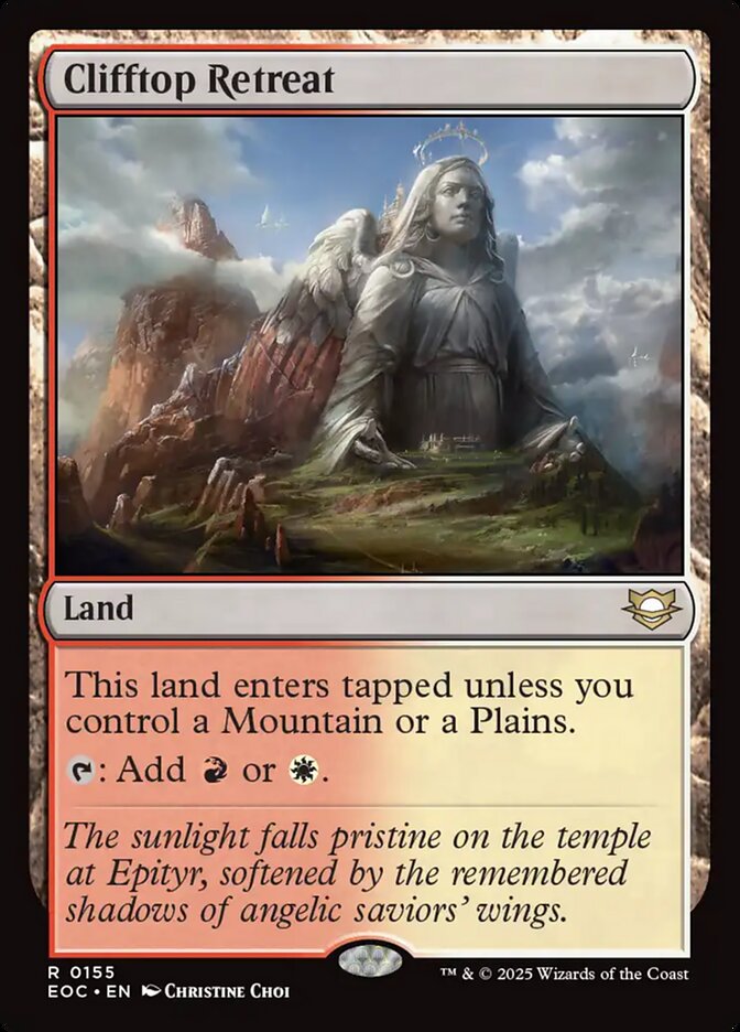 Retiro da Falésia / Clifftop Retreat - Magic: The Gathering - MoxLand