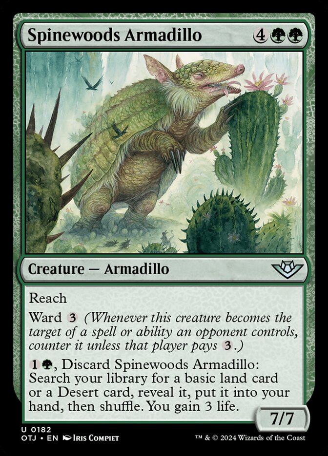 Tatu da Mataspina / Spinewoods Armadillo - Magic: The Gathering - MoxLand