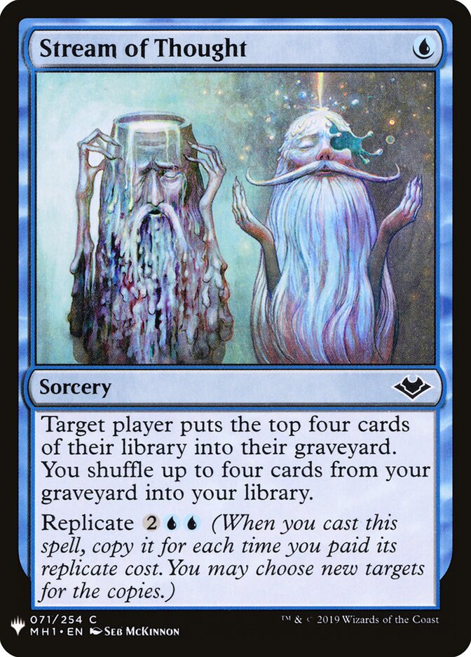 Fluxo de Pensamento / Stream of Thought - Magic: The Gathering - MoxLand