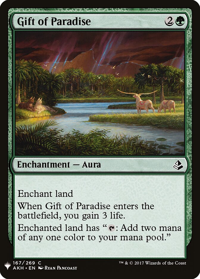 Dádiva do Paraíso / Gift of Paradise - Magic: The Gathering - MoxLand