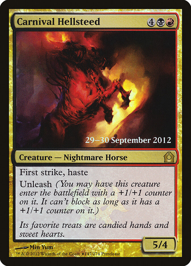 Corcel Infernal Festivo / Carnival Hellsteed - Magic: The Gathering - MoxLand