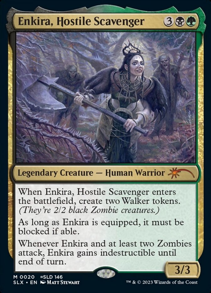 Enkira, Hostile Scavenger - Magic: The Gathering - MoxLand