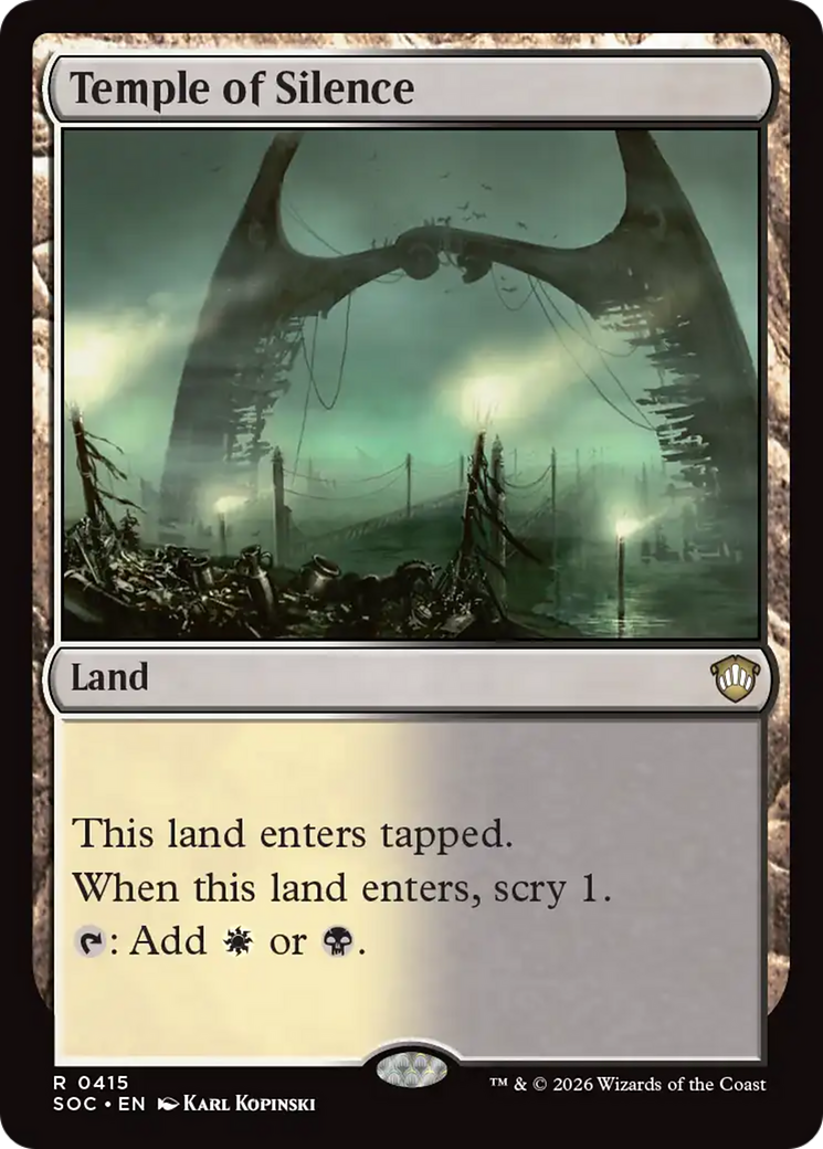 Templo do Silêncio / Temple of Silence - Magic: The Gathering - MoxLand