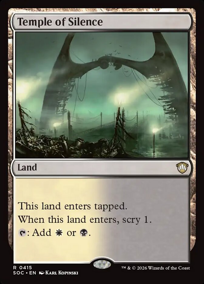Templo do Silêncio / Temple of Silence - Magic: The Gathering - MoxLand