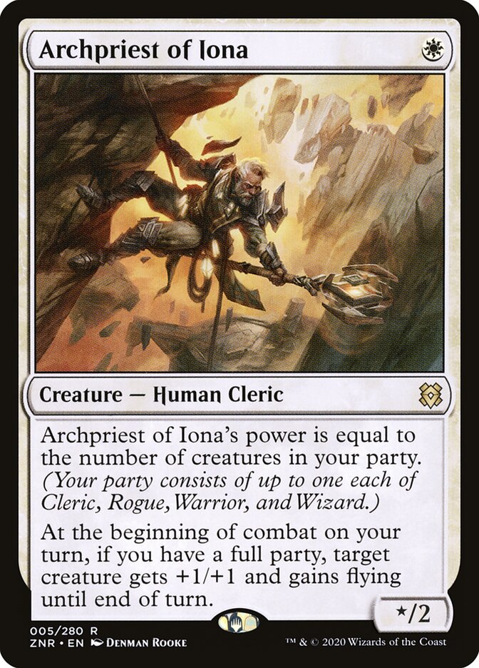 Arquissacerdote de Iona / Archpriest of Iona - Magic: The Gathering - MoxLand