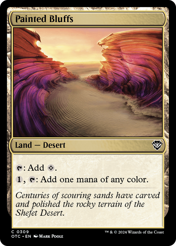 Penhascos Pintados / Painted Bluffs - Magic: The Gathering - MoxLand