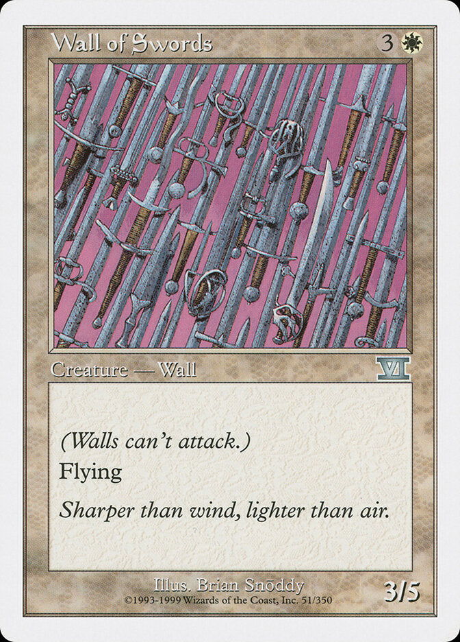 Barreira de Espadas / Wall of Swords - Magic: The Gathering - MoxLand