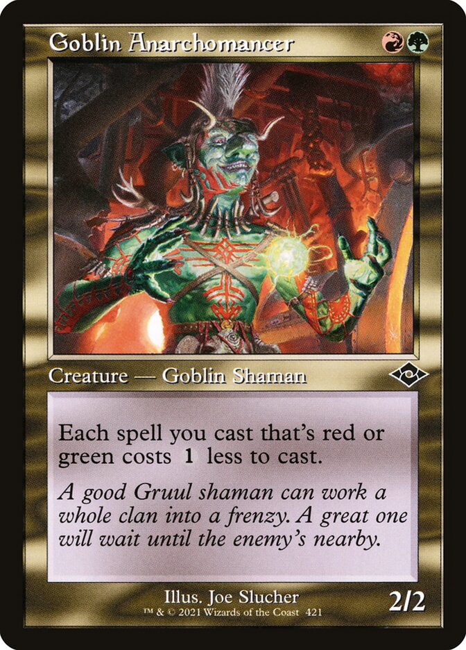 Anarcomante Goblin / Goblin Anarchomancer - Magic: The Gathering - MoxLand