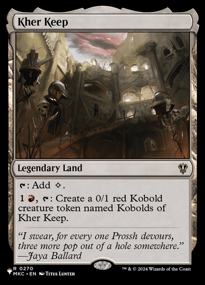 Fortaleza de Kher / Kher Keep - Magic: The Gathering - MoxLand