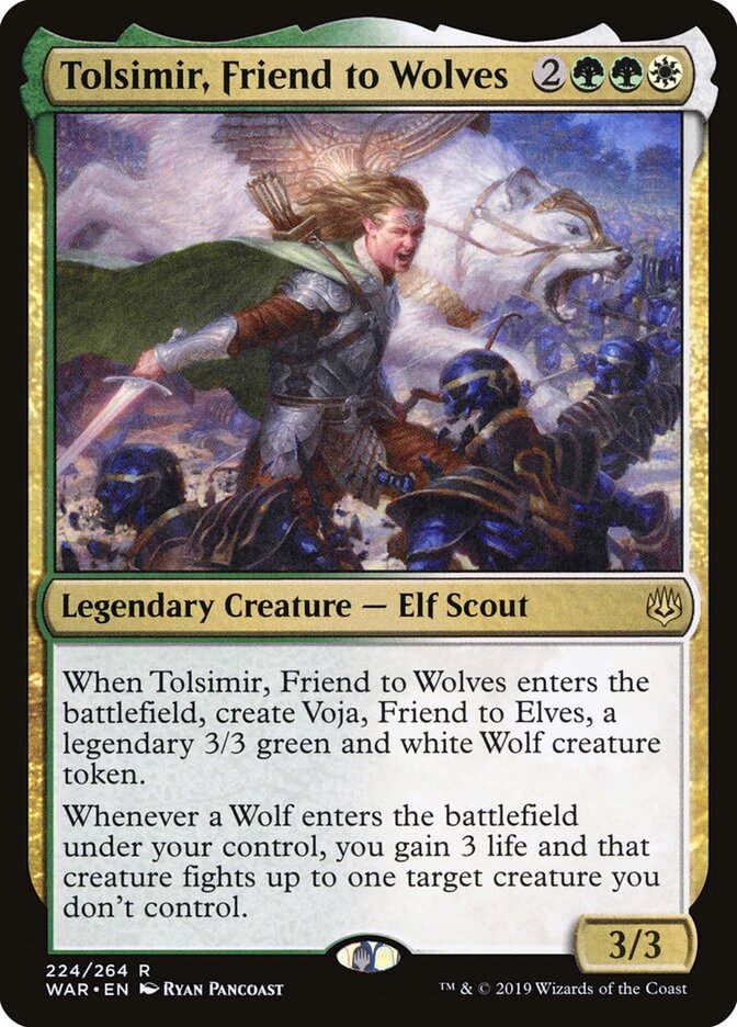 Tolsimir, Amigo dos Lobos / Tolsimir, Friend to Wolves - Magic: The Gathering - MoxLand
