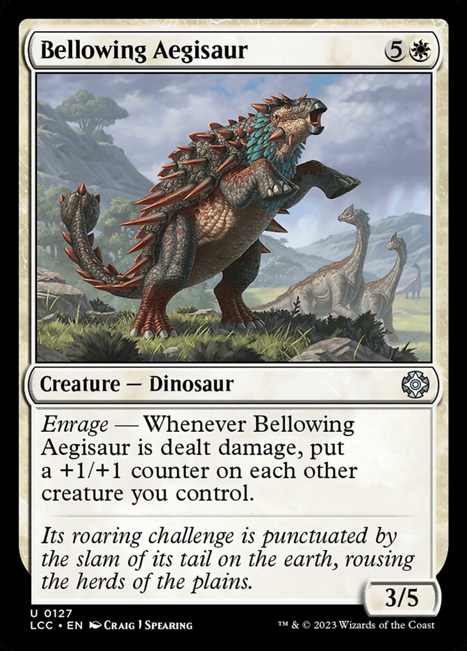 Egidossauro Urrante / Bellowing Aegisaur - Magic: The Gathering - MoxLand