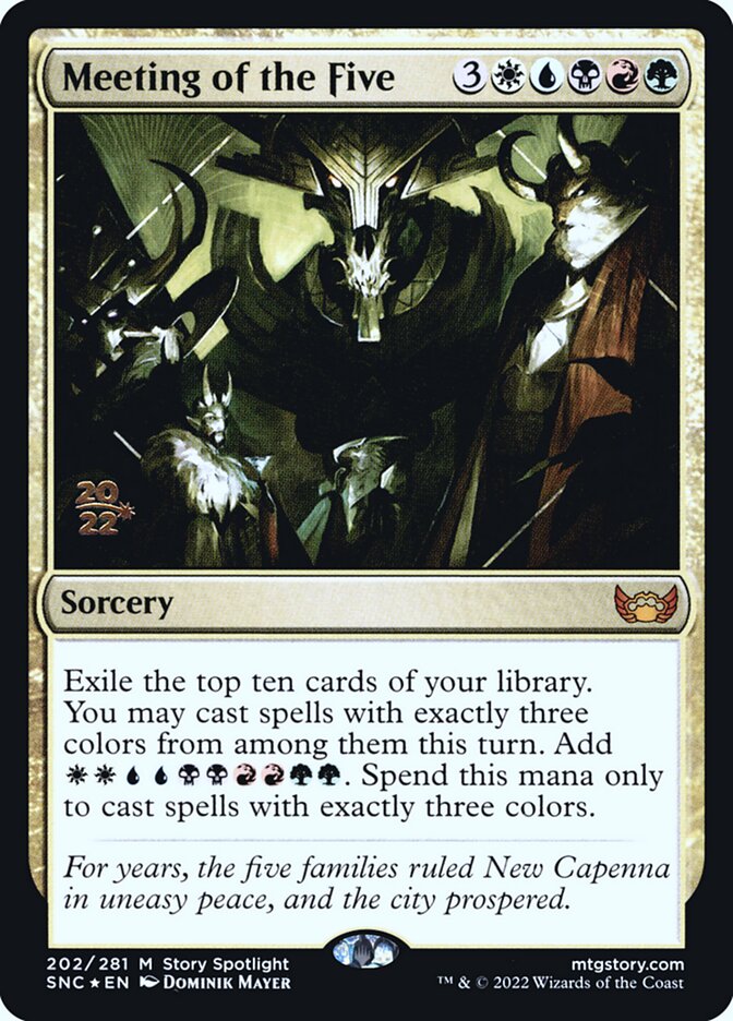 Reunião dos Cinco / Meeting of the Five - Magic: The Gathering - MoxLand