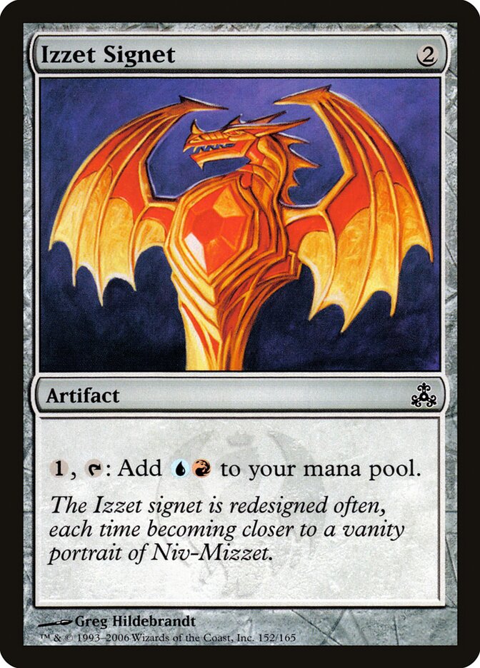 Sinete Izzet / Izzet Signet - Magic: The Gathering - MoxLand
