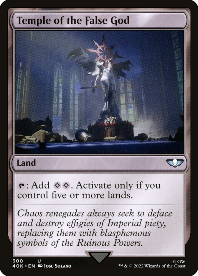 Templo do Falso Deus / Temple of the False God - Magic: The Gathering - MoxLand