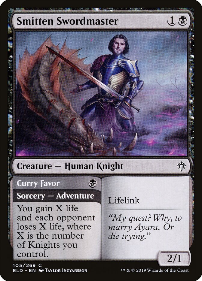 Mestre Espadachim Apaixonado / Smitten Swordmaster - Magic: The Gathering - MoxLand