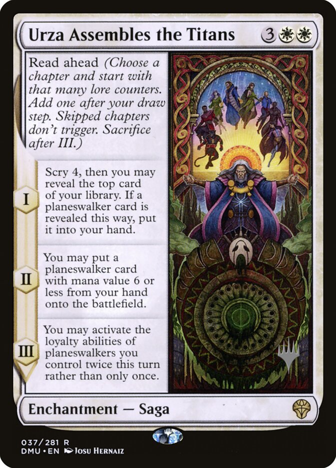 Urza Forma os Titãs / Urza Assembles the Titans - Magic: The Gathering - MoxLand